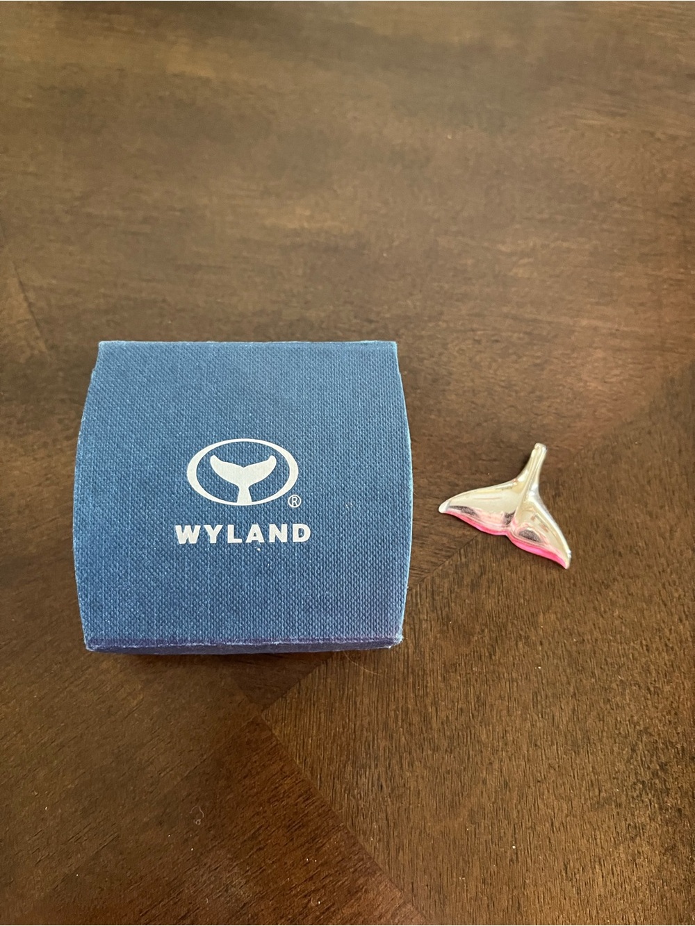 Wyland Silver Whale Tail Pendant